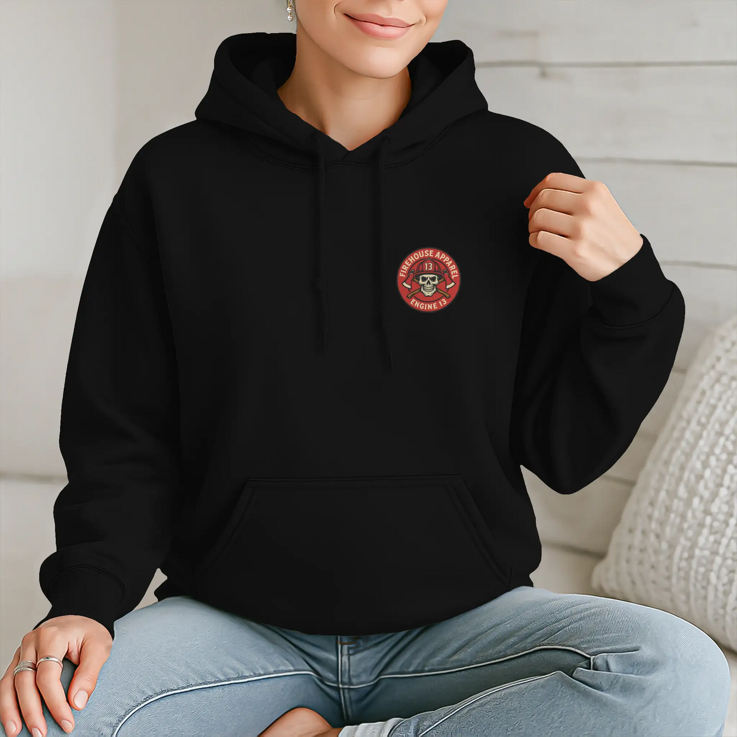 Firehouse Badge Hoodie